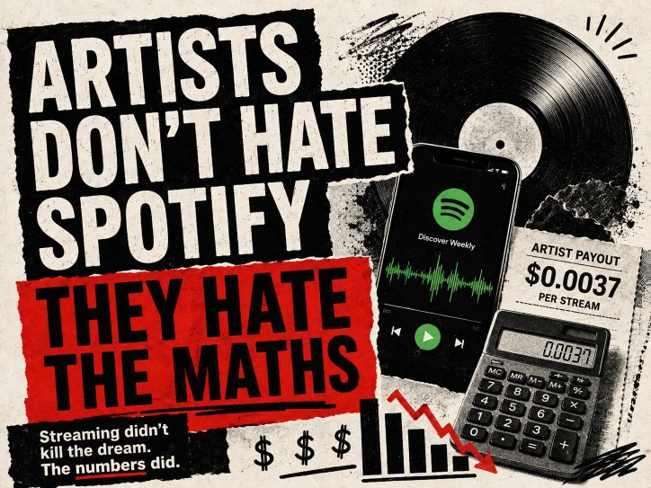 Artists Don’t Hate Spotify. They Hate the Maths.